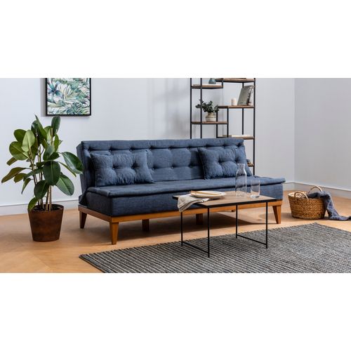 Fuoco-TKM06-1048 Dark Blue Sofa-Bed Set slika 4