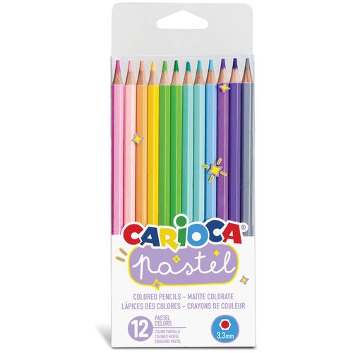 Carioca drvene bojice tanke pastelne, pak 1/12 slika 1