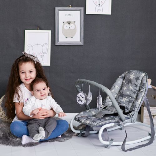 LORELLI njihalica za bebe Eliza, Beige Bunnies slika 8