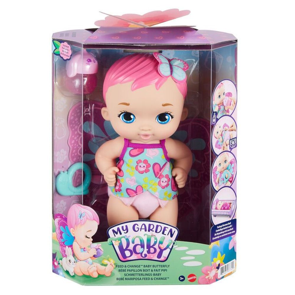 My Garden Baby Lutka Drink & Wet 30cm, Pink slika 7