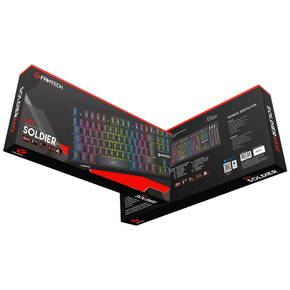 Fantech Tastatura sa RGB osvjetljenjem, gaming - K612 Soldier slika 2