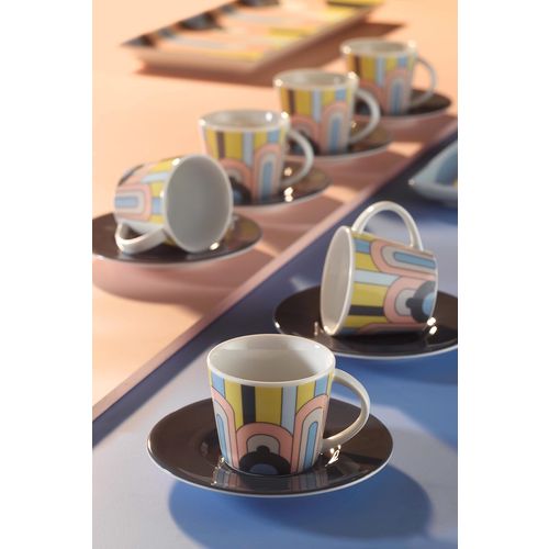 Hermia Concept Set šalica za kavu (12 komada), Višebojno, TL12KT60010876 slika 1