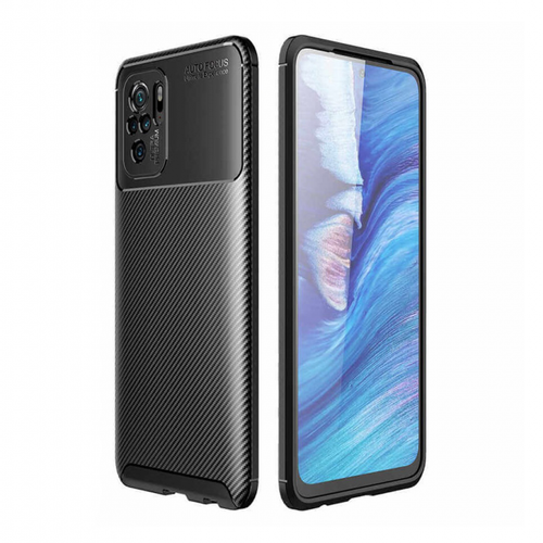 Maska Defender Carbon za Xiaomi Redmi Note 10 4G/Note 10s crna slika 1