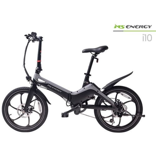 MS ENERGY eBike i10 Black Grey slika 1