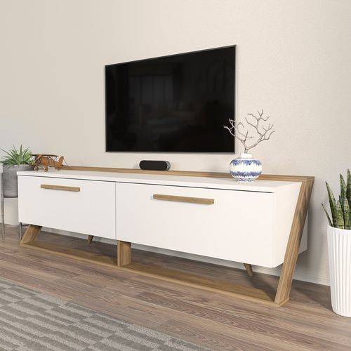 Astrid - White, Walnut White
Walnut TV Stand slika 2