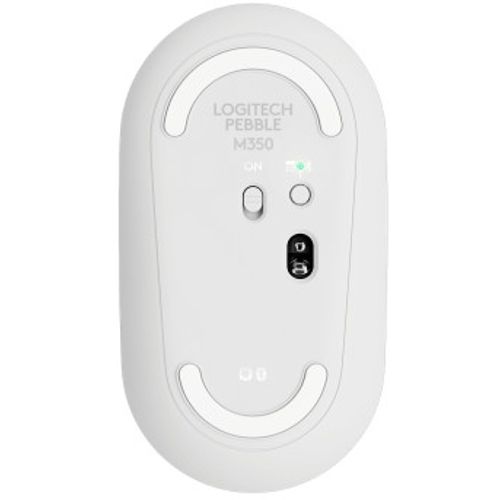 Logitech Miš M350 Pebble Silent Wireless White slika 3