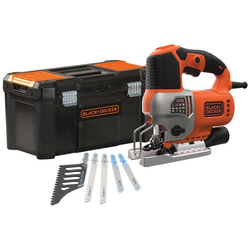 Black & Decker BES610KA5 ubodna pila 650w u koferu  slika 1