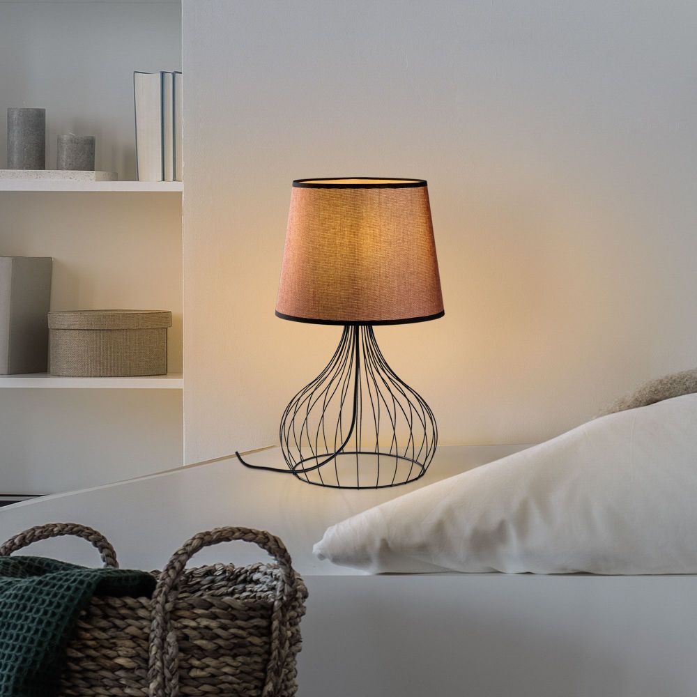 Telıs - 5392 Crna-Smeđa Stolna Lampa slika 3