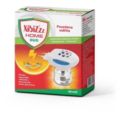 Xibiz Home Duo električni aparat protiv komaraca + tečnost 60 noći slika 1