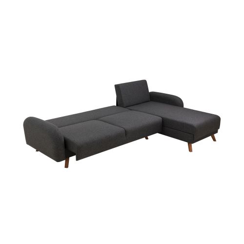 Atelier Del Sofa Hera 1 Ugao - Antracit Antracit Ugaona Sofa na Razvlačenje slika 11