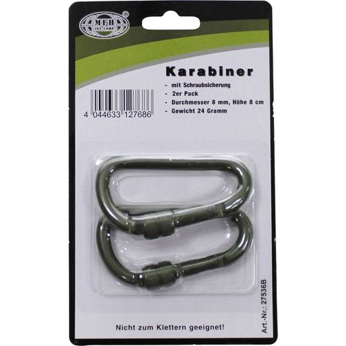 MFH 27536B karabiner  D8x80O  8 mm x 80 mm  2 St. slika 2