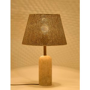 Lampa za Sto sa Hasir Sapkom - Travertin