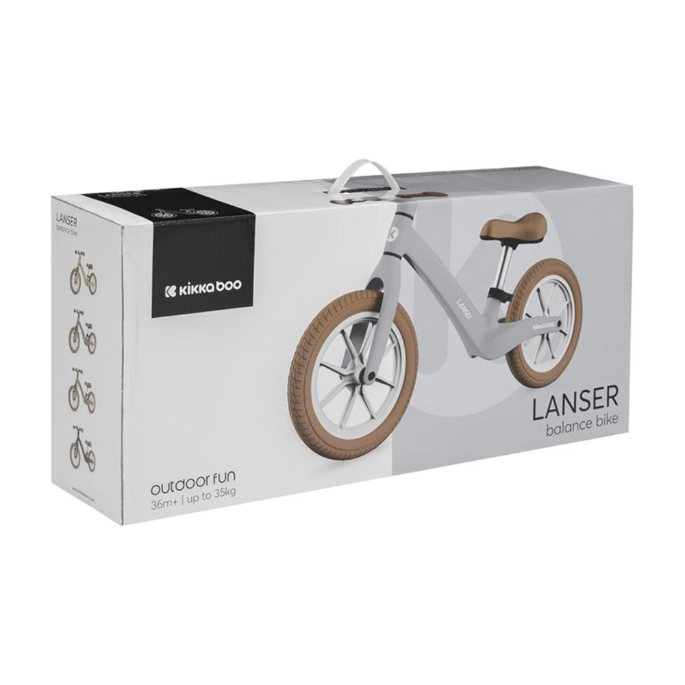 Kikka Boo Balans bicikl Lanser, Grey slika 6