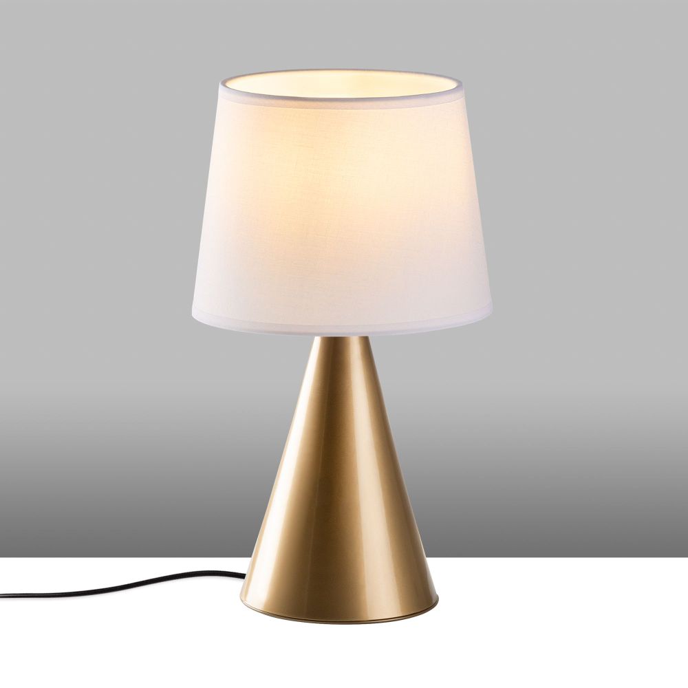 Kona - Zlatno-bijela stolna lampa 15487 slika 5