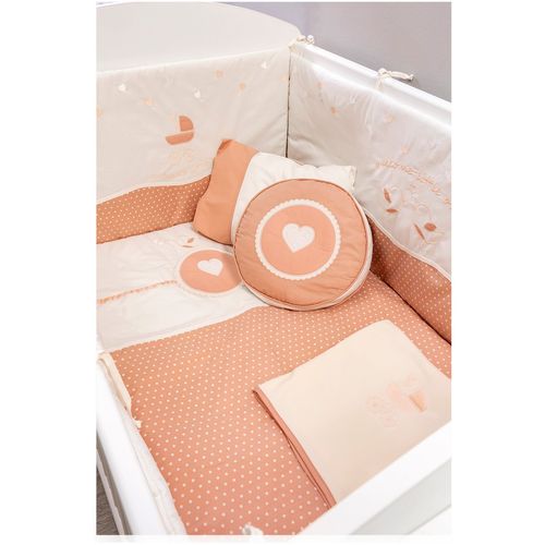 L'essential Maison Romantic Baby (75x115 cm) Roze Beli Set za Spavanje Beba slika 3