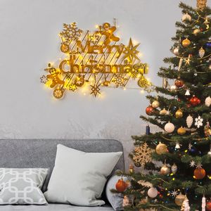 Wallity Metalna zidna dekoracija, XMASGOLD - 023