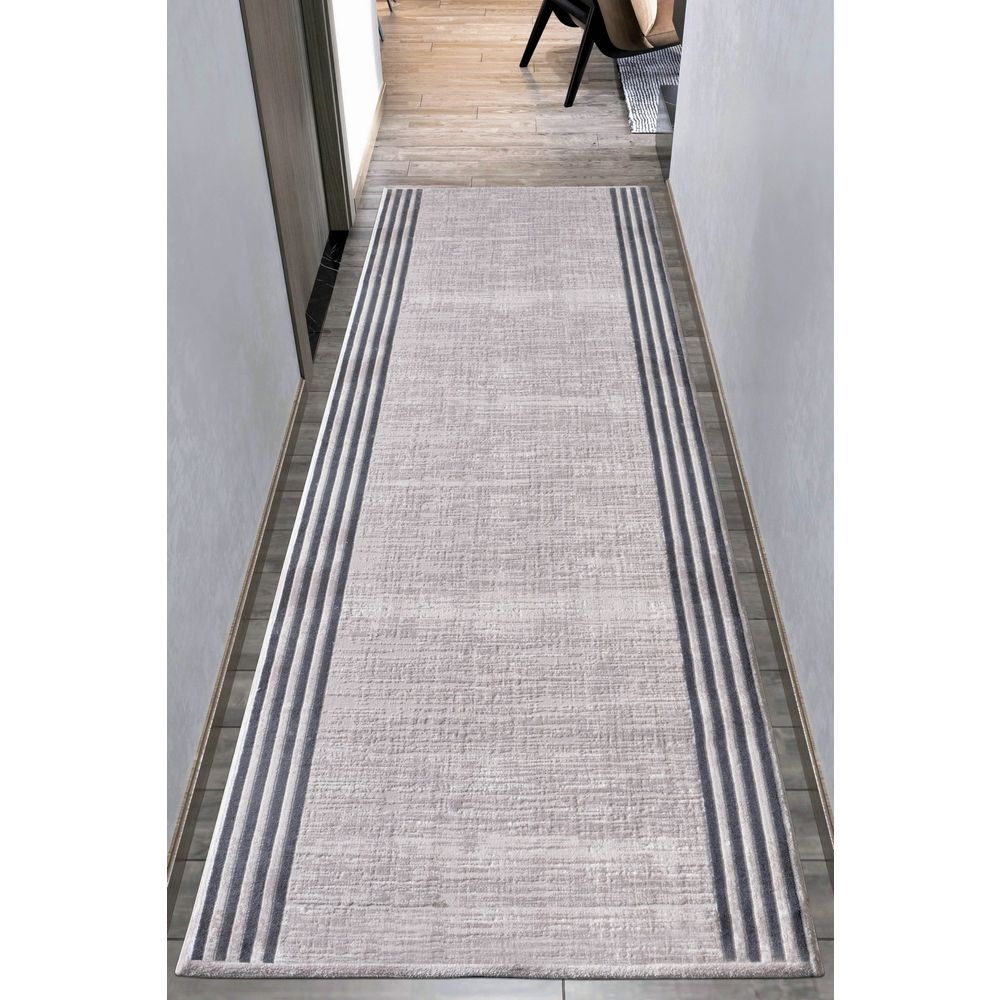 Diva - 9562 Sivi Tepih za Hol (100 x 300 cm) slika 1