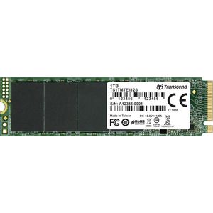 Transcend TS1TMTE112S M.2 NVMe 1TB, 2280, PCIe Gen3x4, DRAM-less, (single sided), 400 TBW