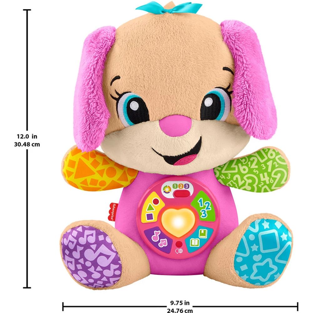 Fisher Price Interaktivna plišana igračka Laugh&Learn - Psić sveznalica Seka slika 4