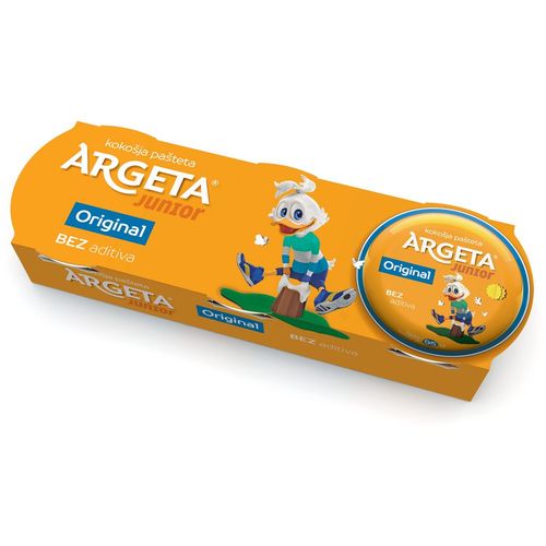 Argeta Junior Kokošja pašteta 3X95g - 3Pack slika 1