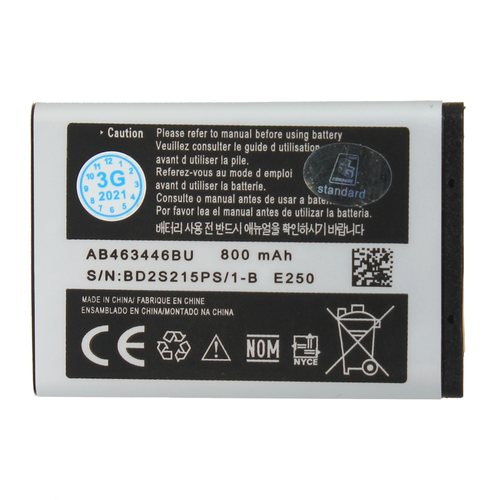 Baterija standard za Samsung E250 800mAh slika 2