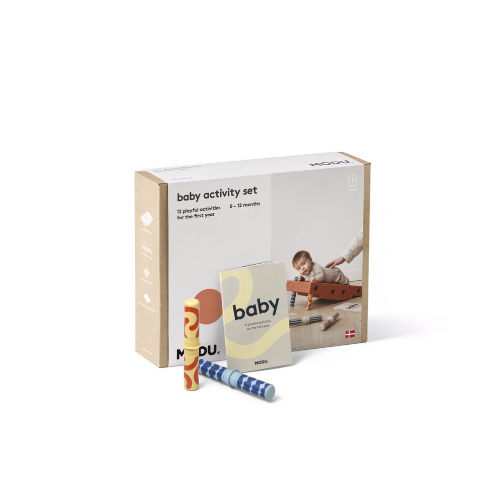 MODU Baby activity set, Burnt Orange / Dusty Green slika 2