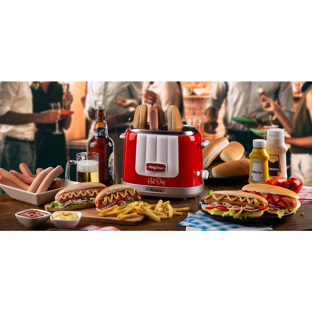 Ariete Aparat za hot dog 206 PARTY TIME, 650W slika 3