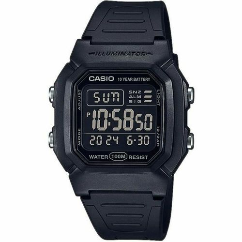 Muški sat Casio W-800H-1BVES Ø 36 mm Crna slika 1