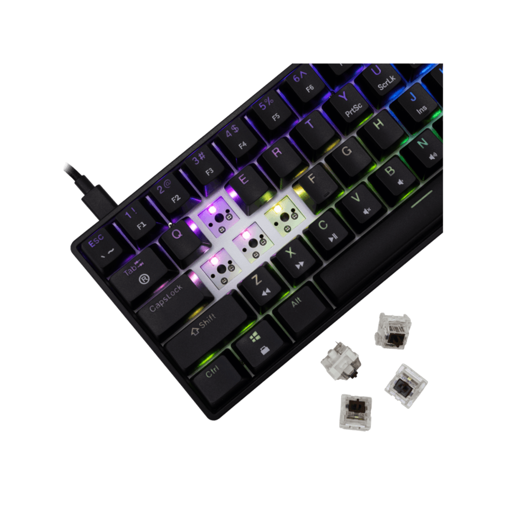 WHITE SHARK Tastatura GK-004132 SHINOBI-2 / HR, smeđi prekidači slika 3