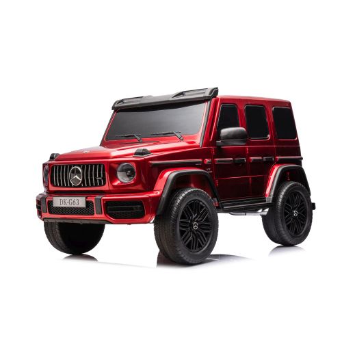 Licencirani auto na akumulator Mercedes G63 XXL 24V 4x4 - DVOSJED - crveni slika 8