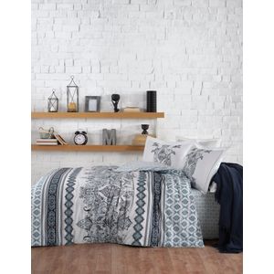 L'essential Maison Ligya White
Blue
Dark Blue Ranforce Double Quilt Cover Set