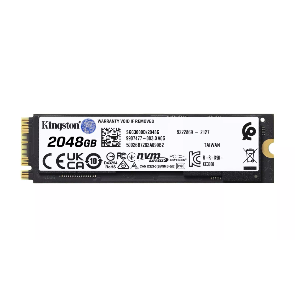 Kingston SSD 2TB KC3000M.2, NVMe PCIe Gen 4.0R/W : 7000/7000MB/s slika 2
