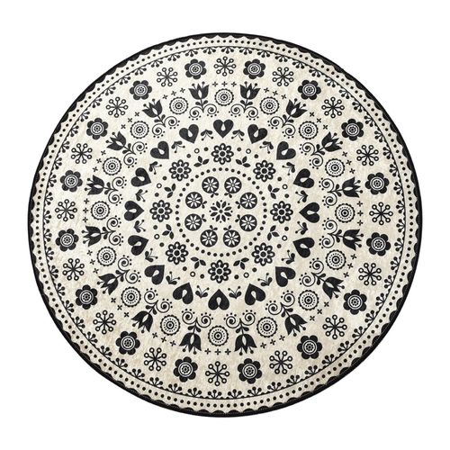 Venice - Black (100) Multicolor Bathmat slika 2