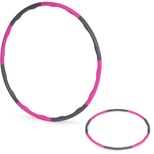 ModernHome hula hoop za vježbanje i masažu roza 90cm slika 7