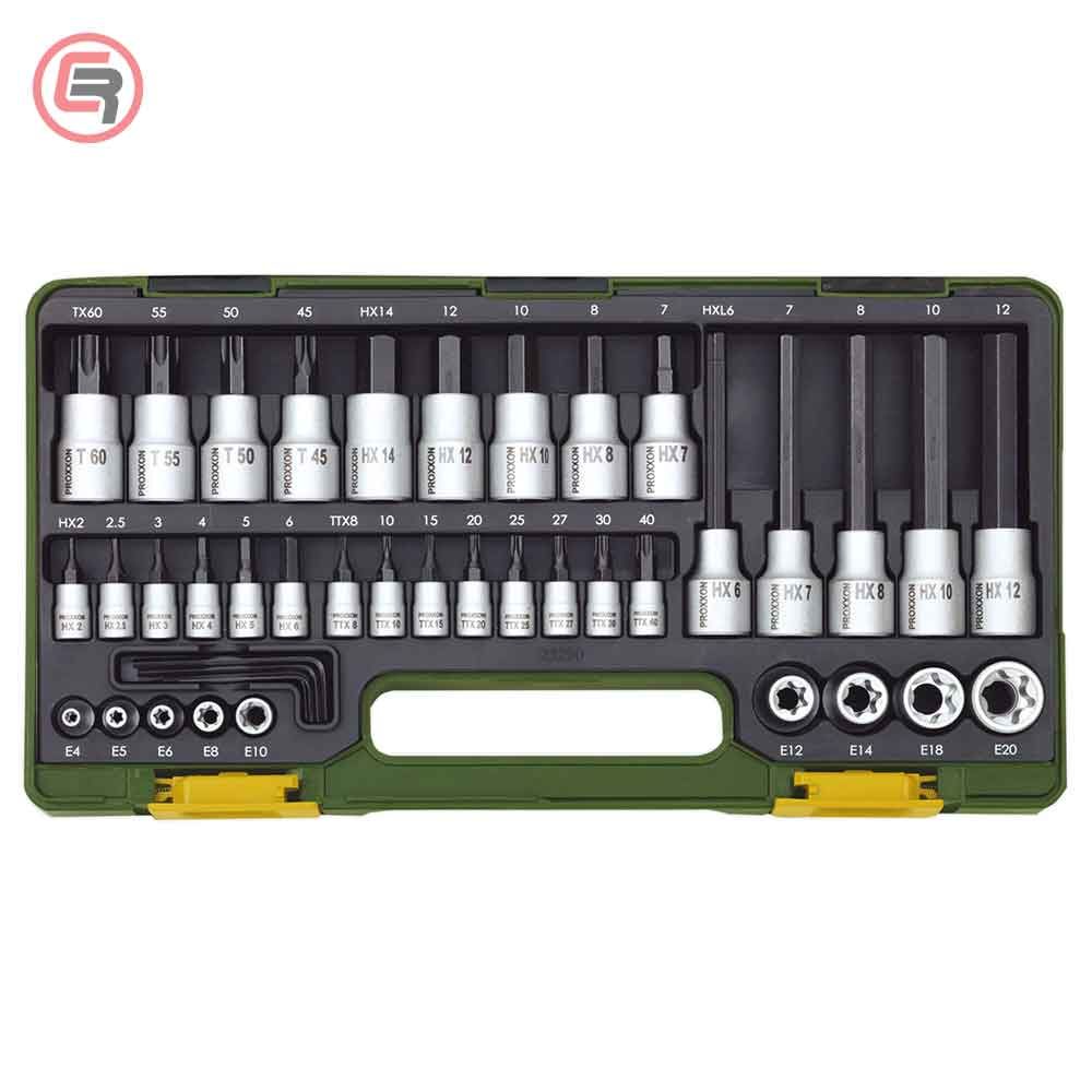 Proxxon Garnitura Nasadnih Torx i Imbus Ključeva 1/4" + 1/2" / 42 dijelna - 23290 slika 2