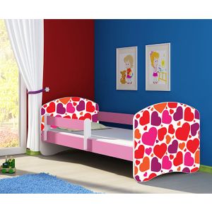 ACMA Dječiji krevet Acma II Pink - 140x70cm - Dezen 25