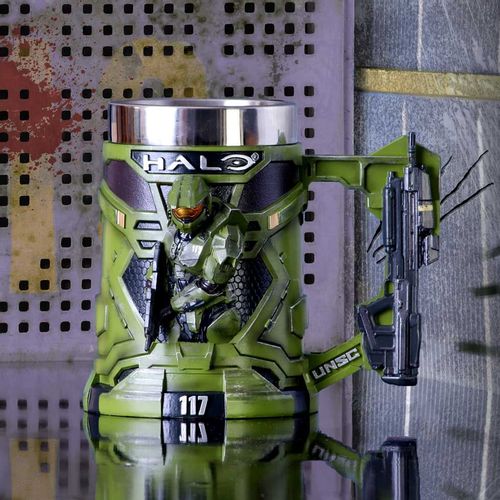 NEMESIS NOW HALO MASTER CHIEF TANKARD 15.5CM slika 9