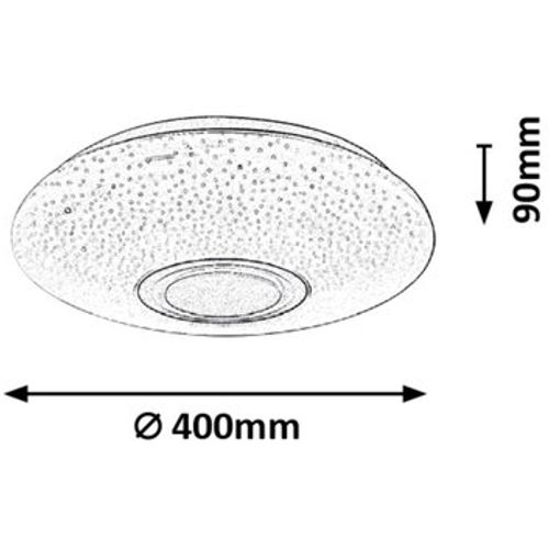 Rabalux Rodion plafonjera LED 24W 2700K-6500K slika 8