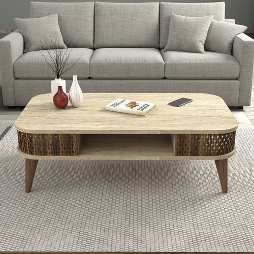 Eylul - Travertine Travertine Coffee Table slika 2