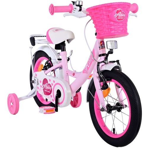 Volare Ashley dječji bicikl 14 inča roza s dvije ručne kočnice slika 6