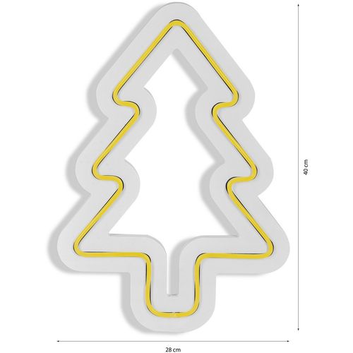Wallity Ukrasna plastična LED rasvjeta, Christmas Pine - Yellow slika 18