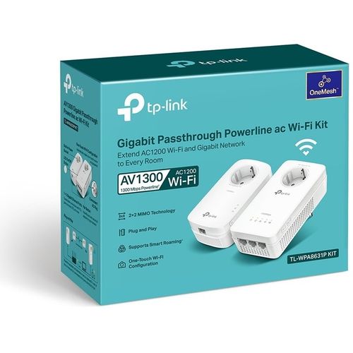 TP-LINK TL-WPA8631P KIT AV1300 Gigabit Powerline Wi-Fi AC Adapter slika 3