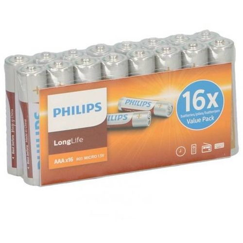 Baterija Philips Longlife R6 AAA 1/16 Alkalna slika 1