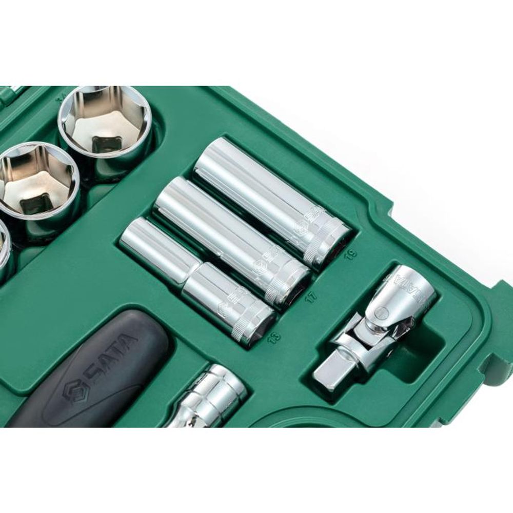SATA Set nasadnih ključeva 1/2" 10-34 mm 23 kom. ST09005SJ slika 3