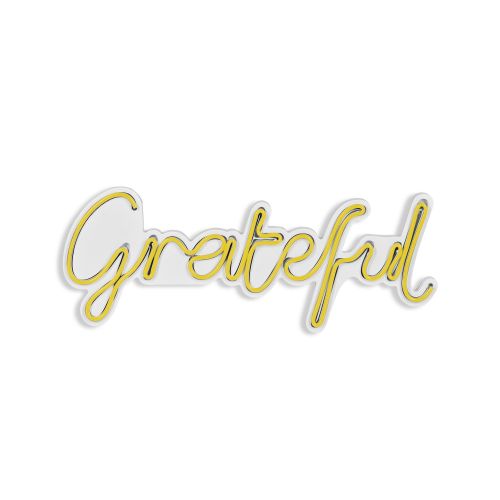 Wallity Ukrasna plastična LED rasvjeta, Grateful - Yellow slika 15