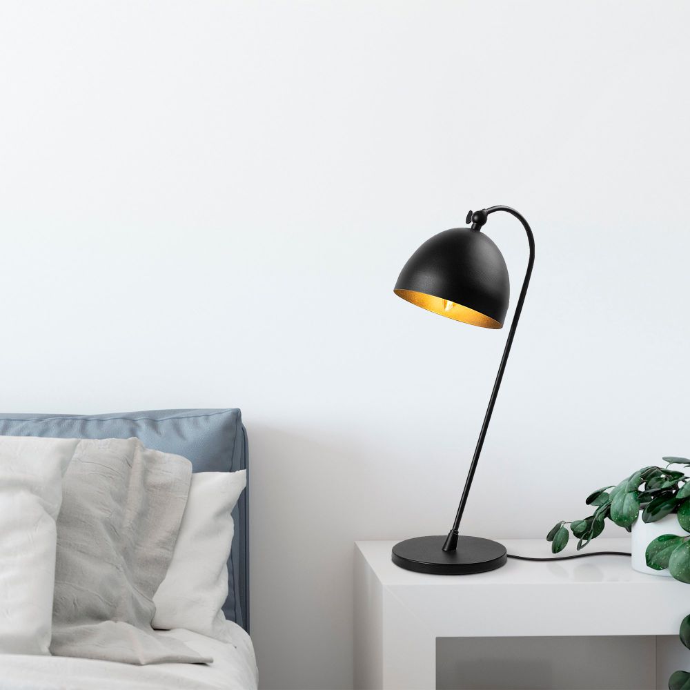 Acuka - 12292 Crna i Zlatna Stolna Lampa slika 3