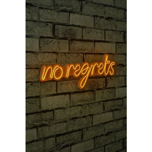 Wallity Ukrasna plastična LED rasvjeta, No Regrets - Yellow slika 1