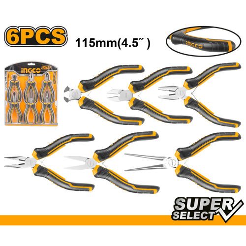 INGCO 6-delni set mini klešta HMPS06115 slika 1
