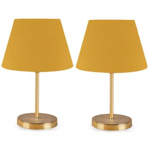 Set Stonih Lampi AYD - 2475 - Žute Boje (2 Komada)