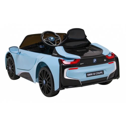 Licencirani auto na akumulator BMW I8 LIFT - svijetlo plavi slika 5